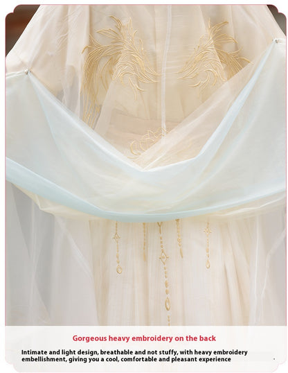 Fairy Song Hanfu Costume — Elegant Waist-Length Ru Skirt Outfit