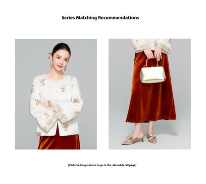 Elegant Embroidered Sequin Beaded Jacket for Women