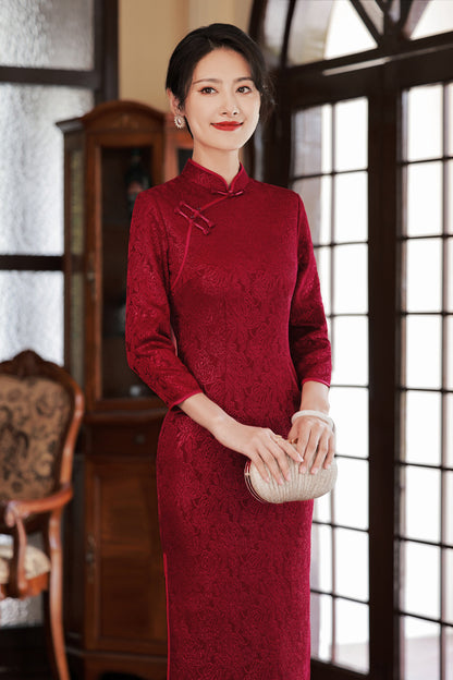 Retro Republic of China Style Qipao – Toasting & Family Occasion Dress