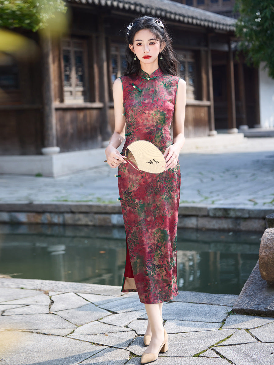 Improved Chinese Style Qipao – Elegant Youth Summer Dress