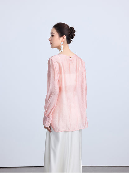 Simple & Stylish Chinese National Style Blouse