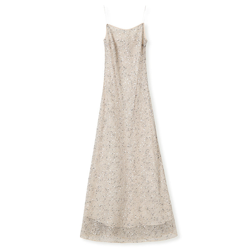 Autumn New Chinese Sequin Embroidered High-End Coat Dress Set