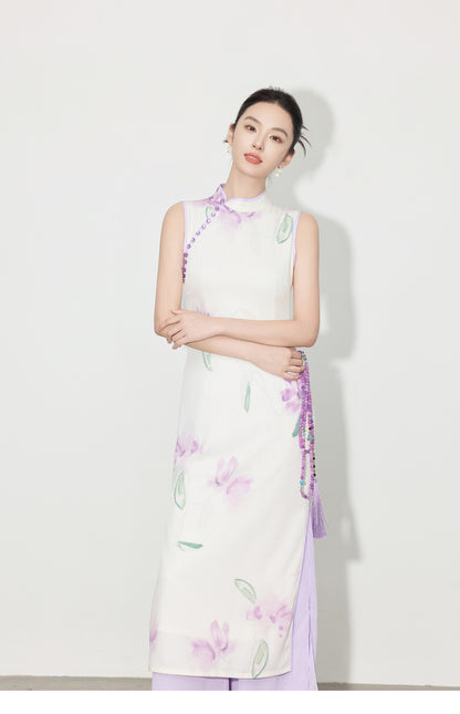 Elegant Slim Fit Chinese Dress – 2025 High-End Spring Summer