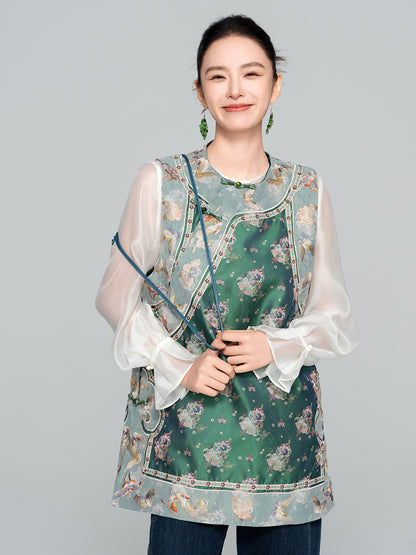 National Style Exquisite Embroidered Vest