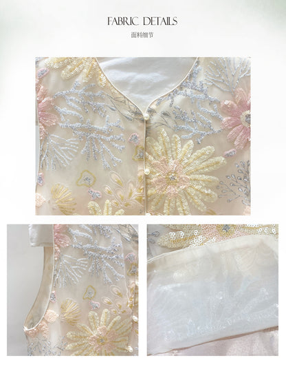 High-End Elegant Chinese Summer Vest Top