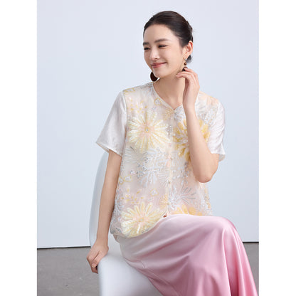 High-End Elegant Chinese Summer Vest Top