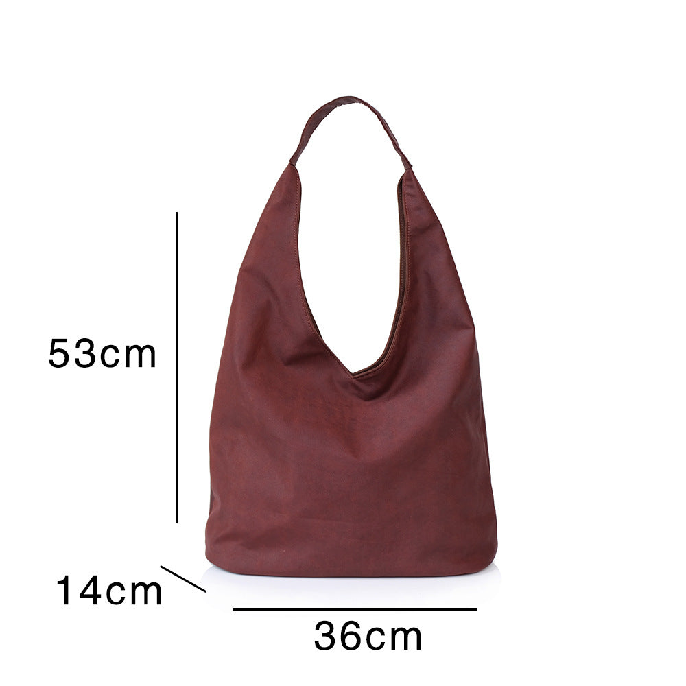 Elegant Xiangyun Silk Embroidered Bag — Large National Style Tote