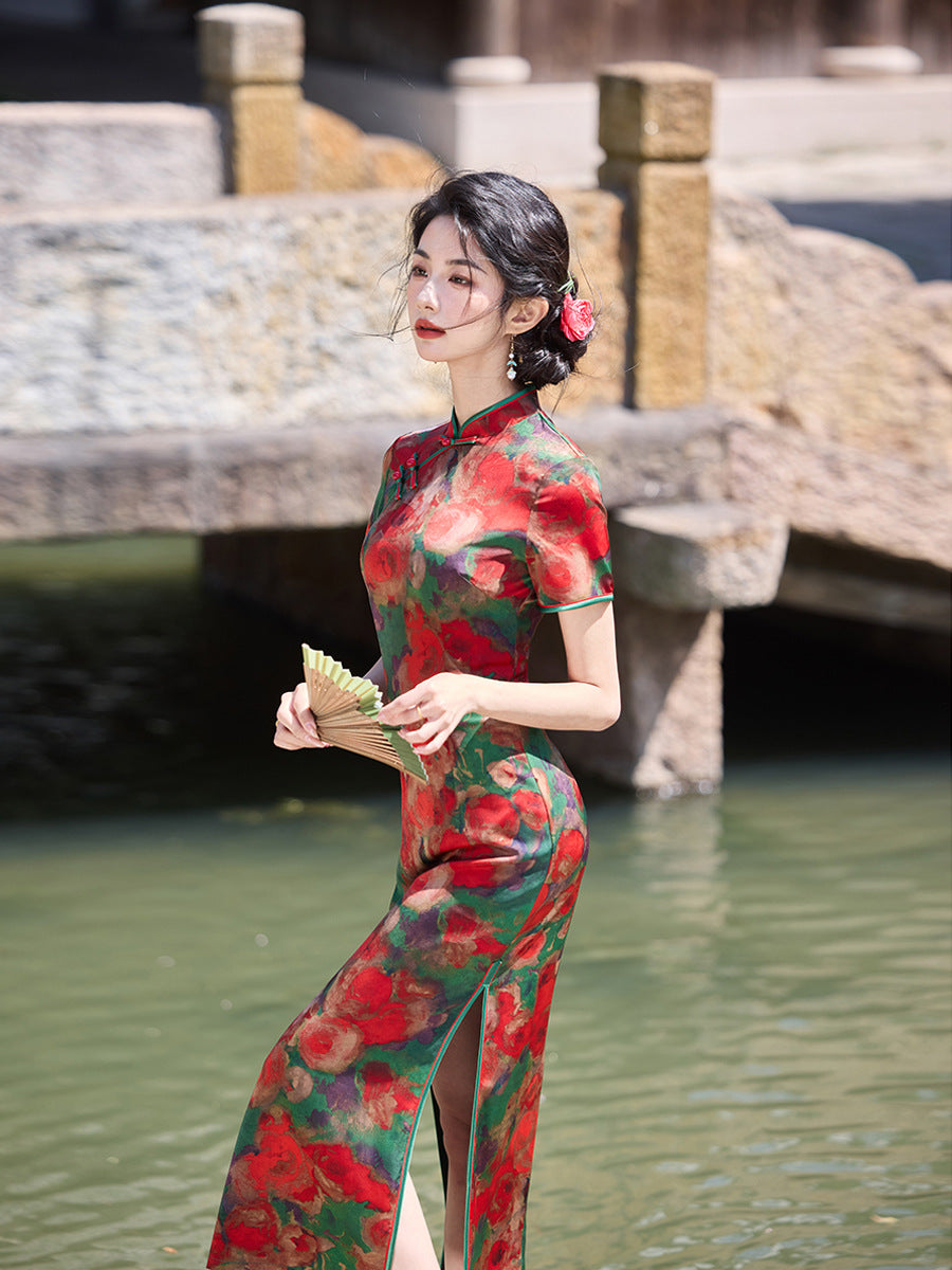 High-End New Chinese Style Qipao – Elegant Daily Wear