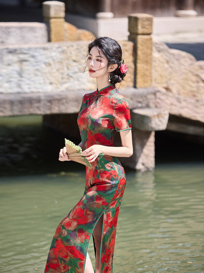 High-End New Chinese Style Qipao – Elegant Daily Wear