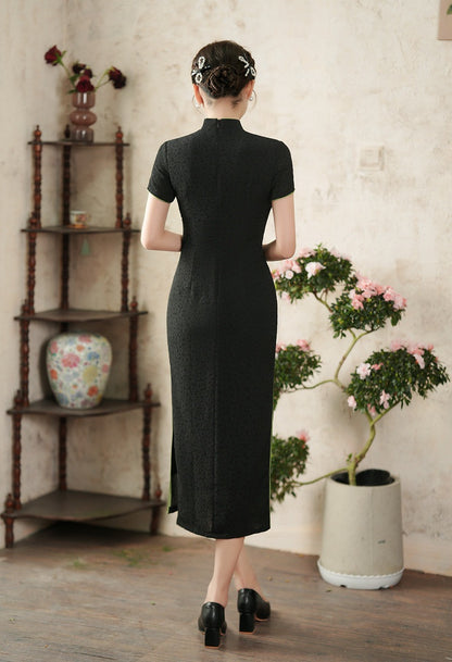 Improved Summer Qipao – Elegant Fresh Daily Wear Dress