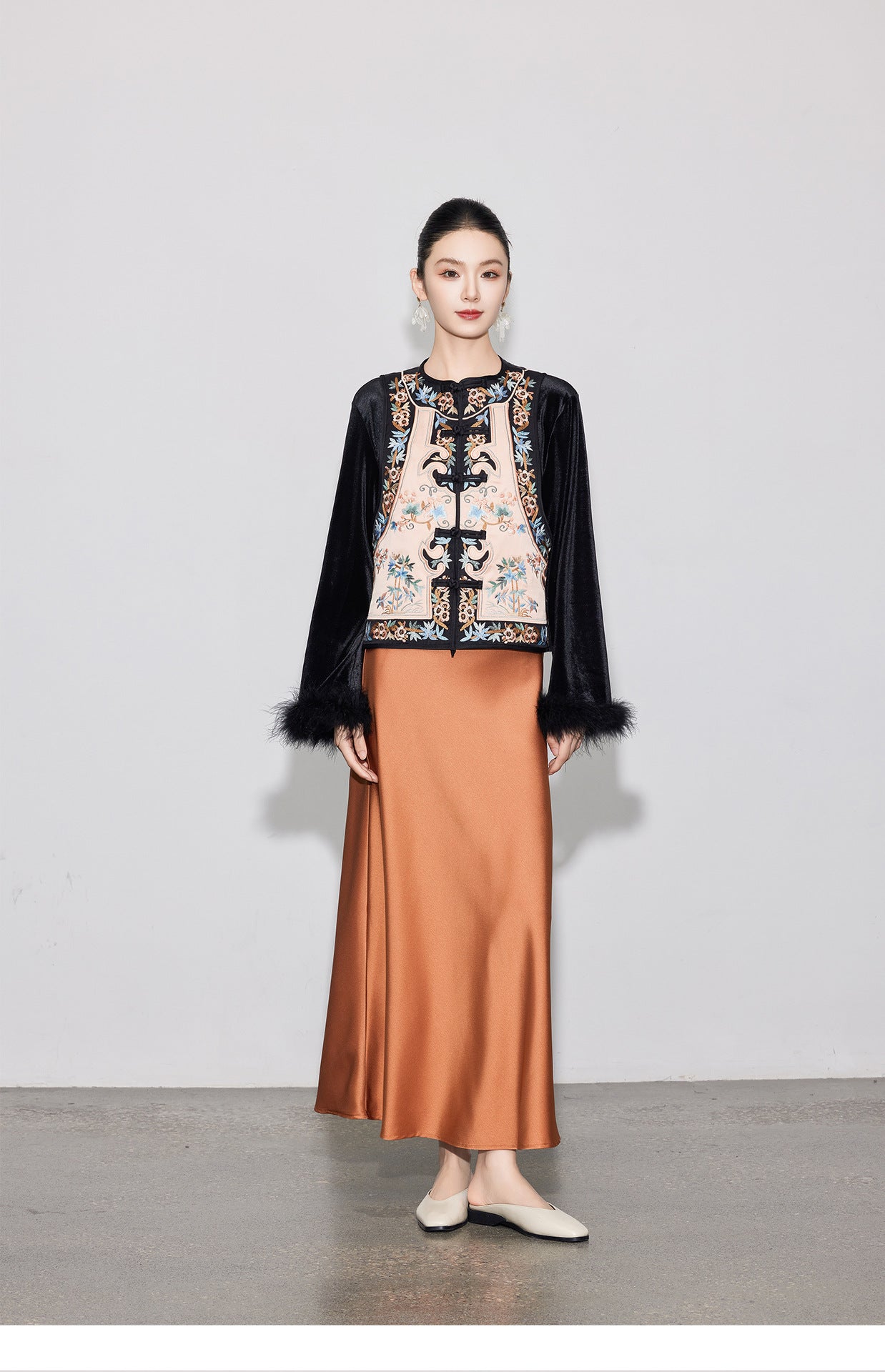 Elegant High-End Asymmetrical Mermaid Skirt