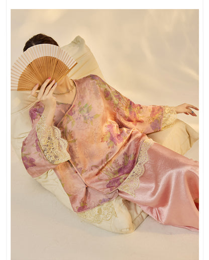 2025 New Chinese Style Light Luxury Jacket | Elegant Printed Rayon Women's Top