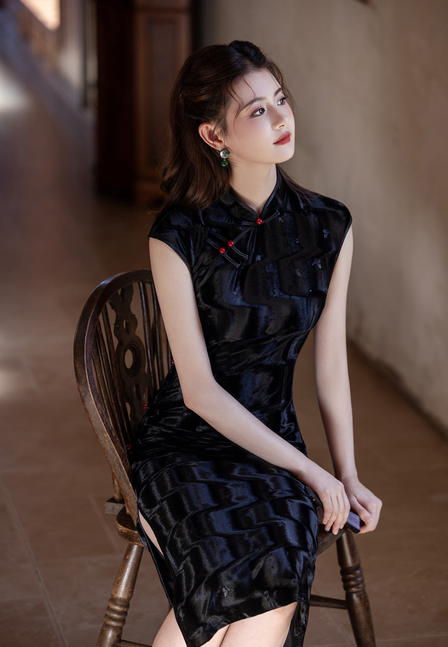 Artistic Niche Qipao – Slimming Elegant Daily Wear Dress