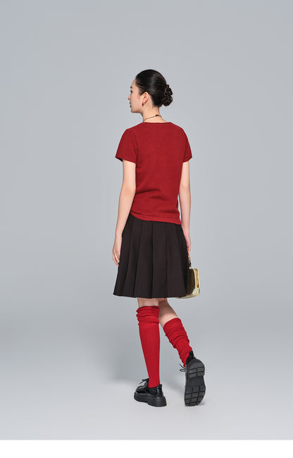 Simple Versatile Women's Knitted Sweater