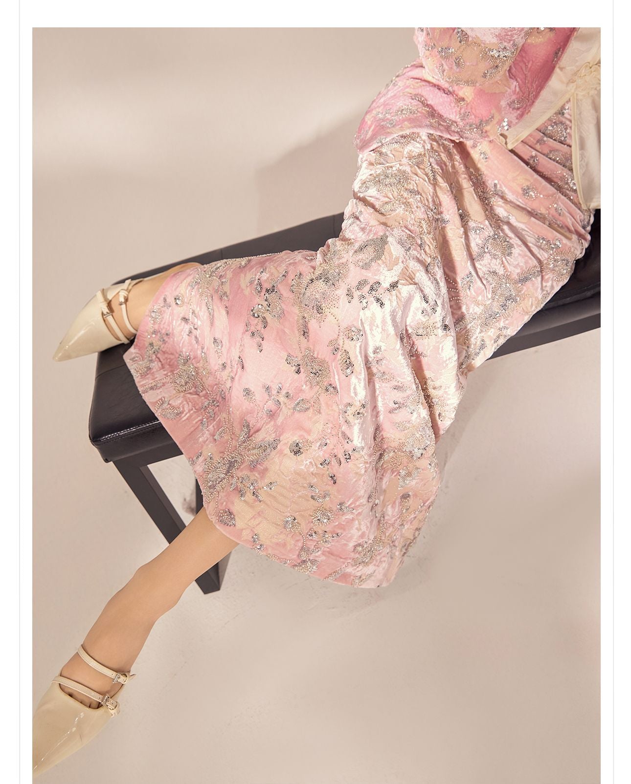 2026 Spring New Chinese Beaded Rayon Elegant Youthful Jacket