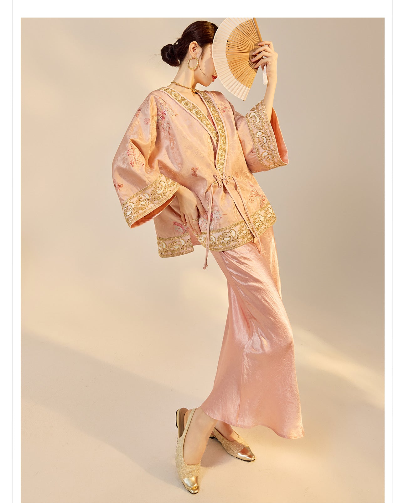 2025 Early Autumn Elegant New Chinese Style Embroidered Jacquard Coat | National Style