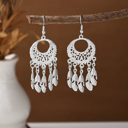 Ancient Style Ethnic Earrings | Elegant Miao Jewelry for Women