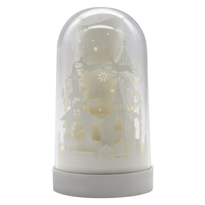 DIY 3D Paper Carving Lamp Handmade Panoramic Night Light