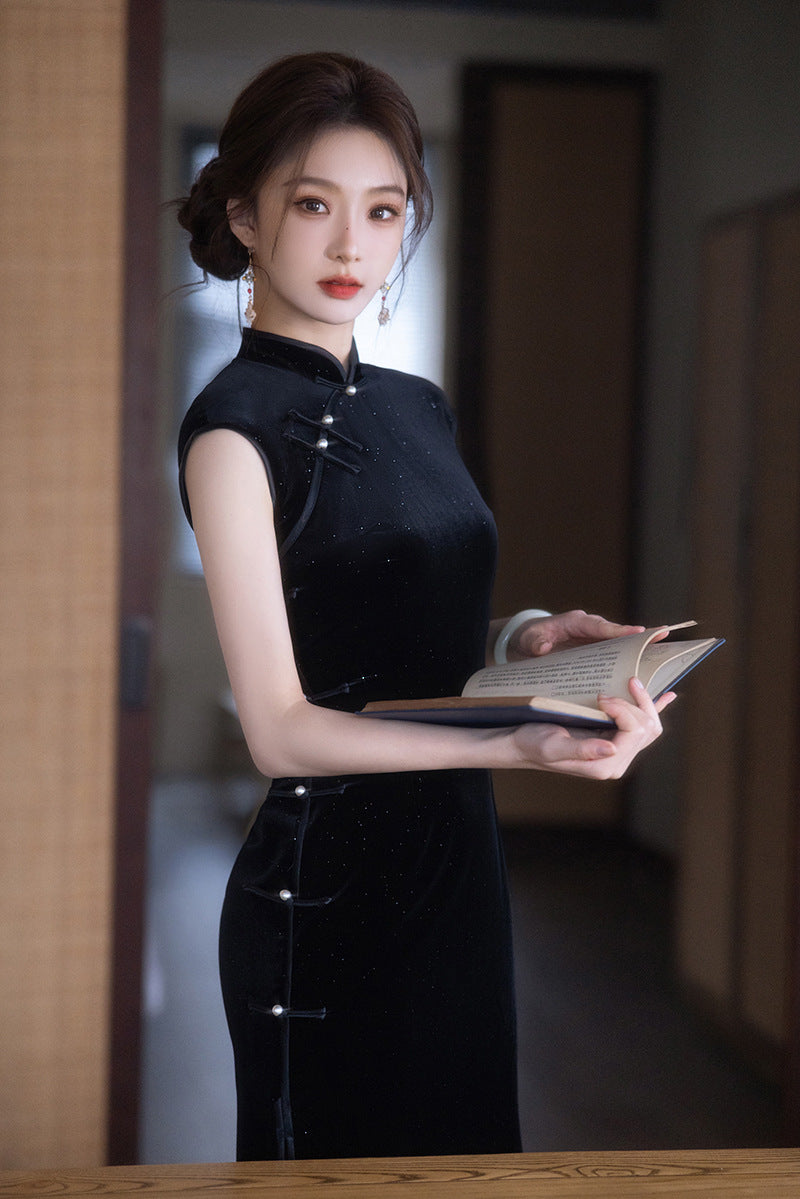 High-End New Chinese Style Qipao – Elegant Daily Wear Dress