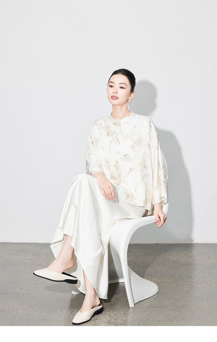 Chic High-Waist Mermaid Satin Skirt for Women