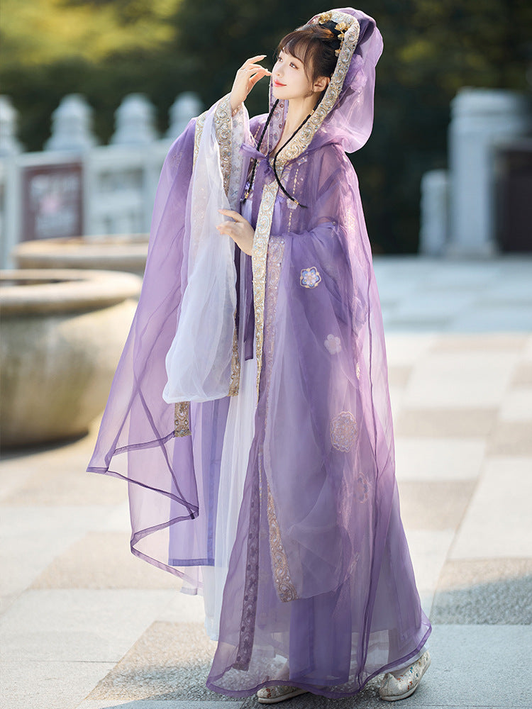 Fairy Hanfu Costume — Elegant Cloak & Flowing Ancient Outfit