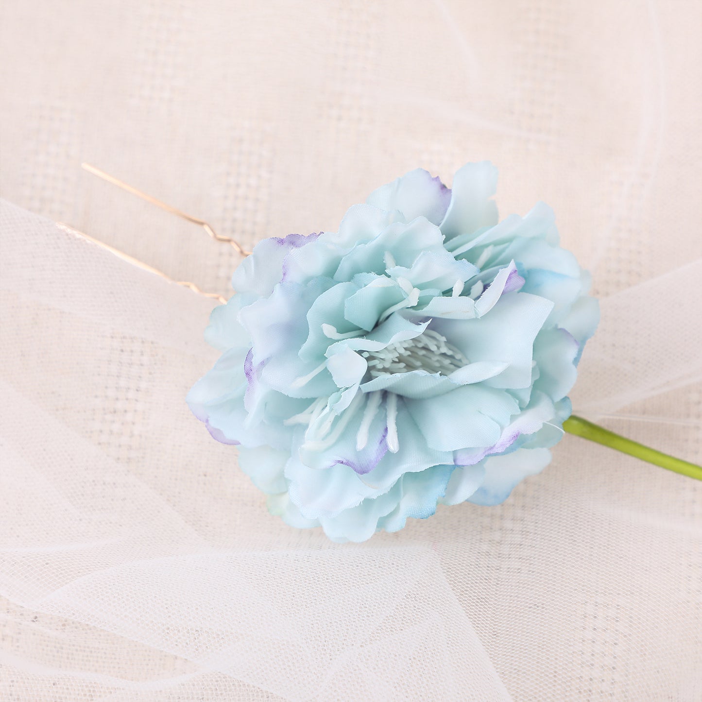 Ancient Style Magnolia Flower Hairpin Fairy Tassel Braided Hanfu Accessory