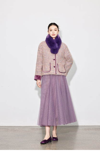 Elegant Fairy Tulle Mid-Length Pleated Skirt