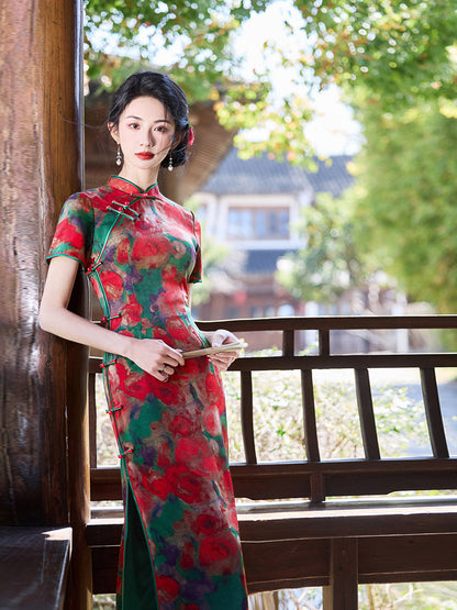High-End New Chinese Style Qipao – Elegant Daily Wear