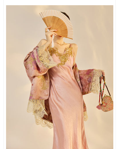 2025 New Chinese Style Light Luxury Jacket | Elegant Printed Rayon Women's Top