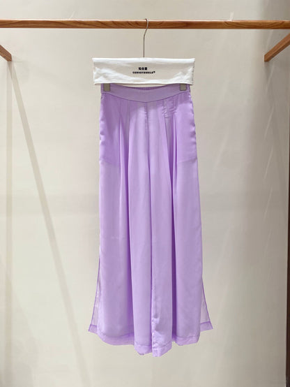 Elegant High-Waist Wide-Leg Summer Pants