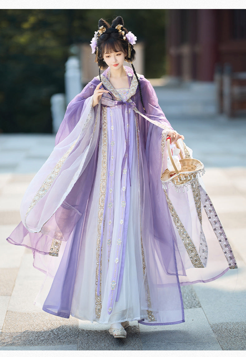 Fairy Hanfu Costume — Elegant Cloak & Flowing Ancient Outfit