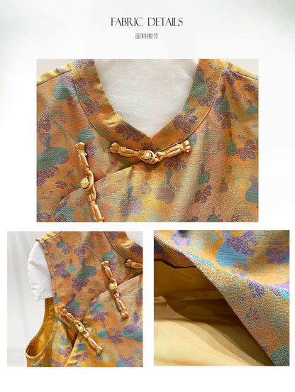 Stylish Sleeveless Vest with Stand Collar