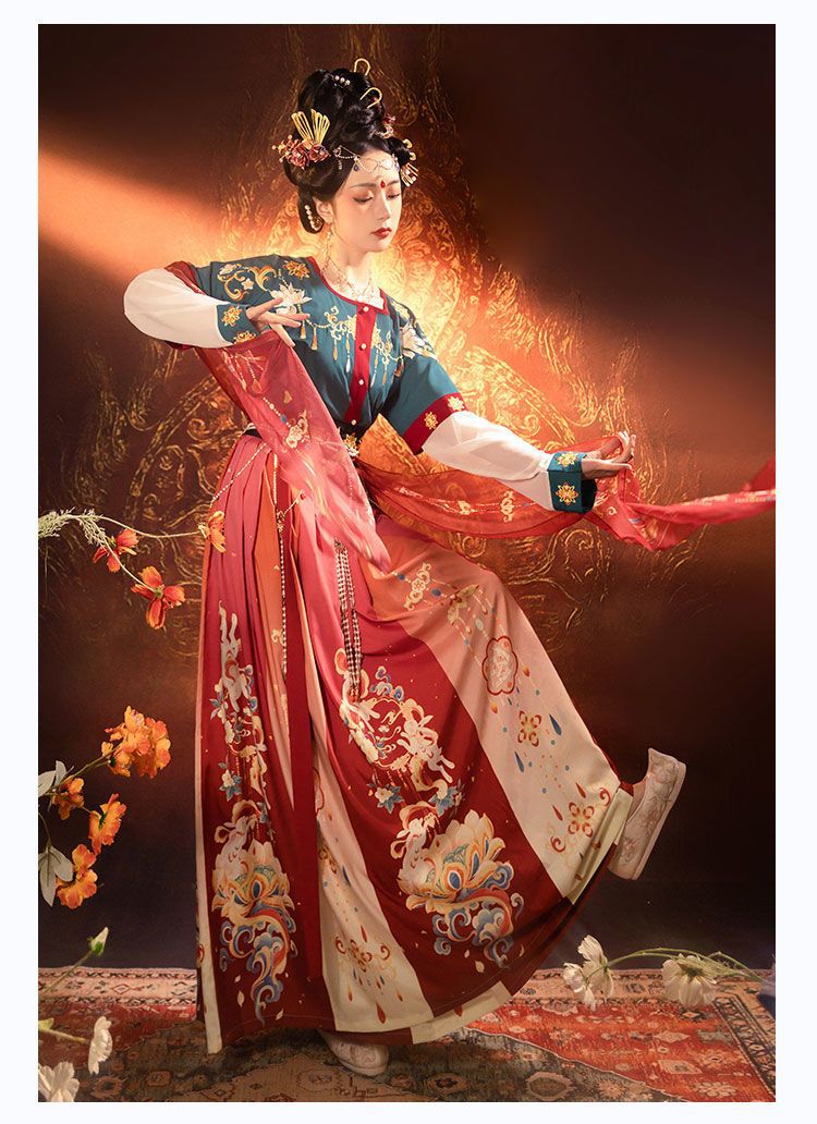Tang & Wei Jin Style Hanfu — Chest-High Skirt Women’s Spring Summer Set