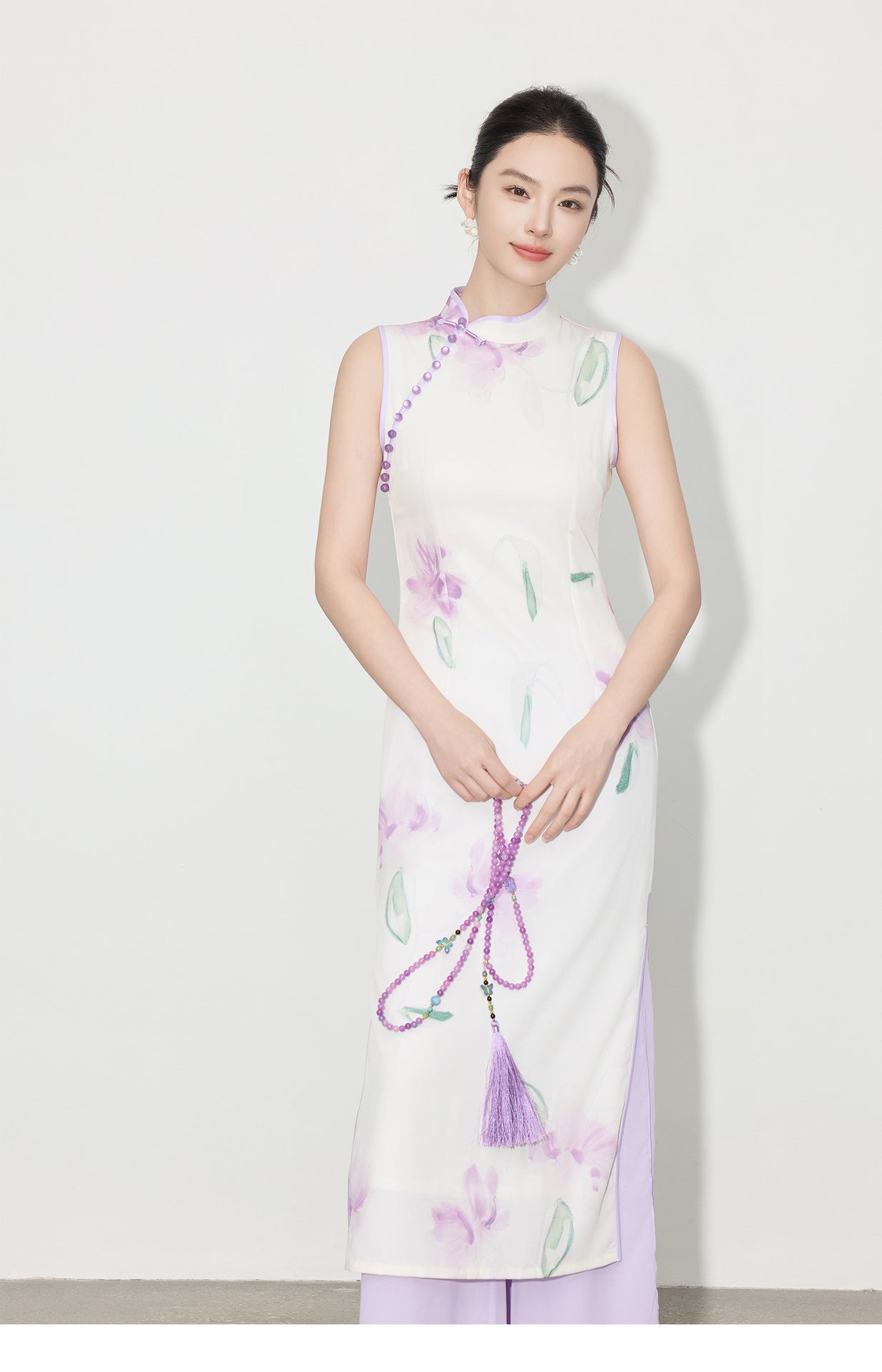 Elegant Slim Fit Chinese Dress – 2025 High-End Spring Summer