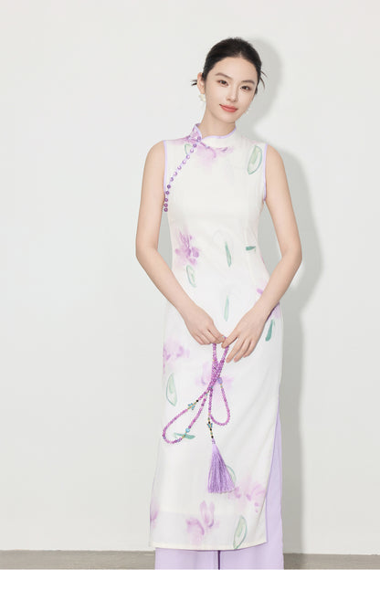 Elegant Slim Fit Chinese Dress – 2025 High-End Spring Summer