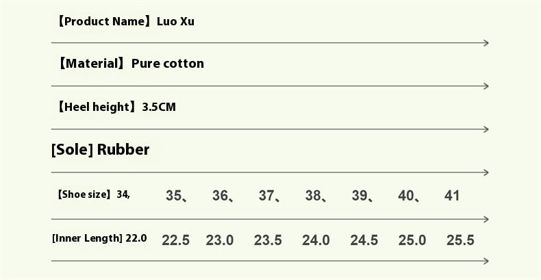 Hanfu Compatible Shoes — Inner Lift Embroidered High Heels for Women