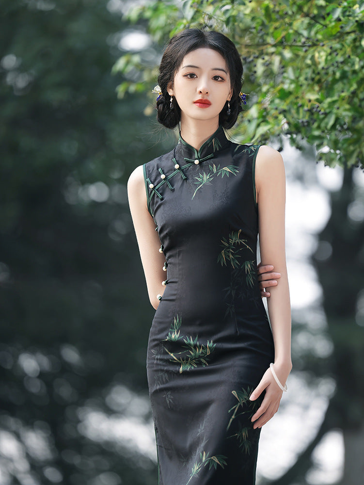 High-End New Chinese Style Qipao – Summer Youth Elegant Dress