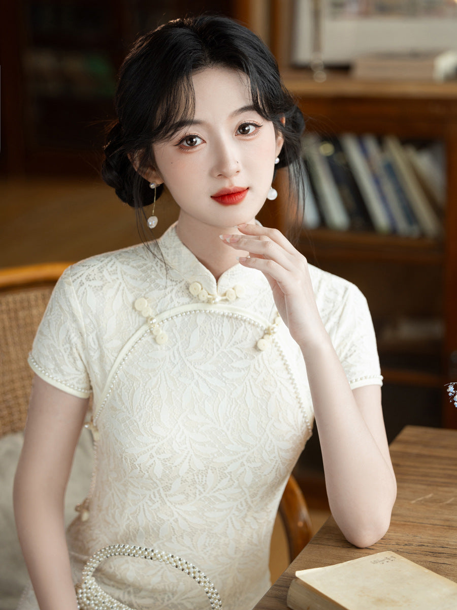 Retro Elegant Qipao – Youthful Daily Chinese Style Dress