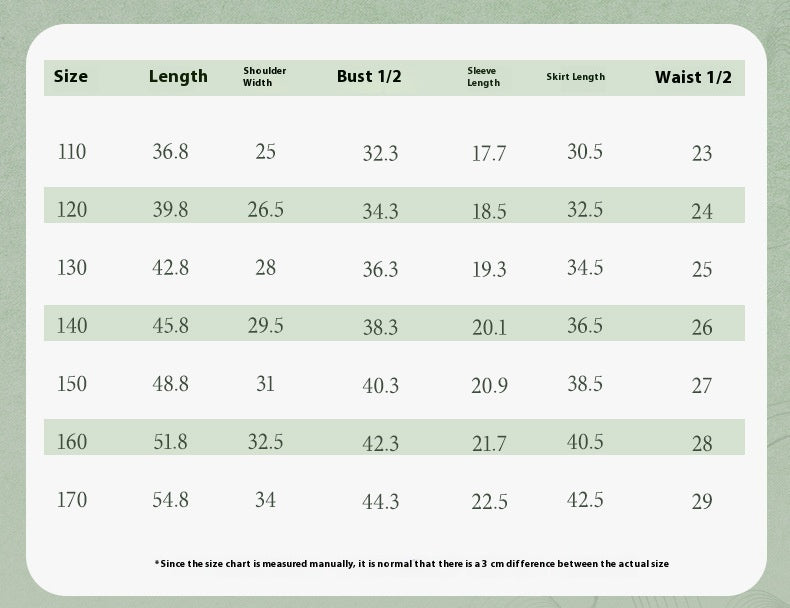 Girls Summer Hanfu Set — Short Sleeve Shirt & Mamian Skirt Two-Piece