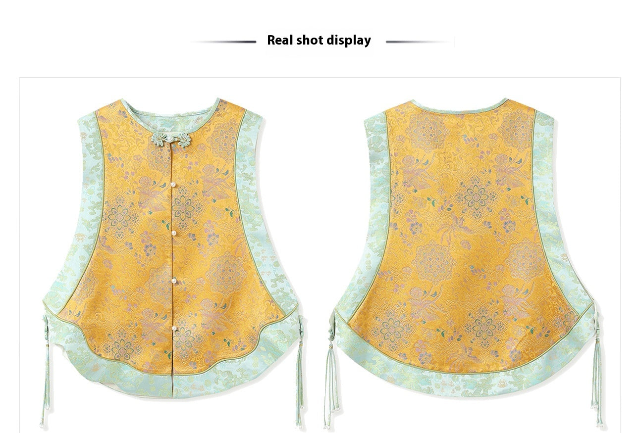 High-End Floral Embroidered Vest – Stylish Women's Top