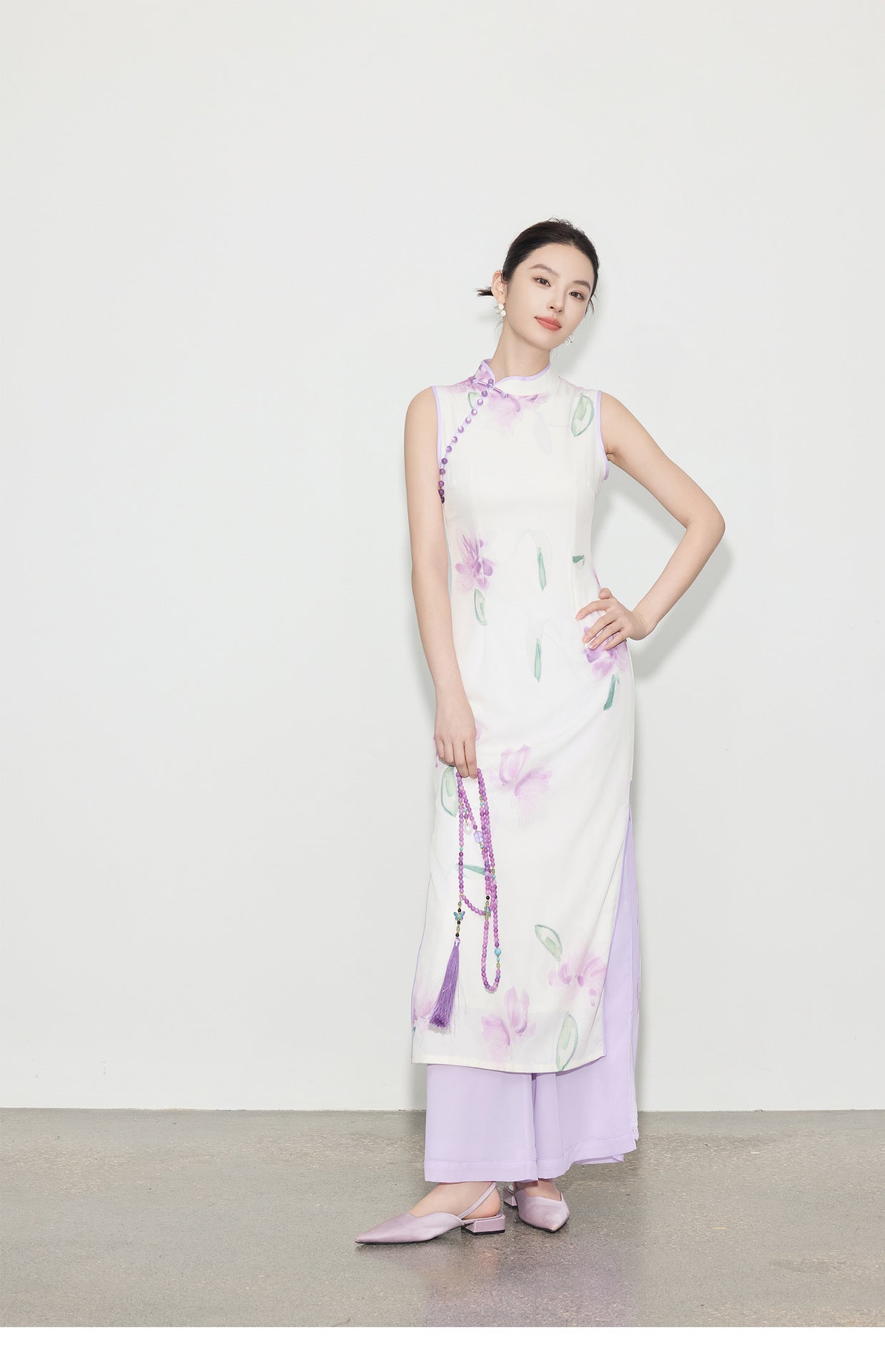 Elegant Slim Fit Chinese Dress – 2025 High-End Spring Summer