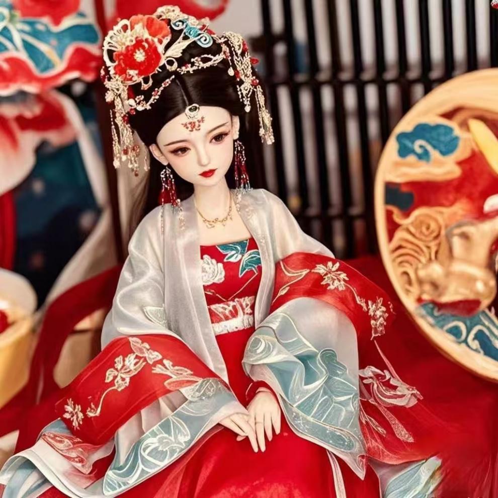 Hanfu Ancient Style Doll Toy — Princess Dress-Up Blind Box for Girls