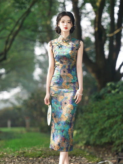 New Chinese Style Qipao – Elegant Daily Wear Dress for Girls