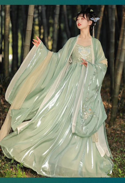 Super Fairy Hanfu Outfit — Improved Zen Hezi Dress for Women