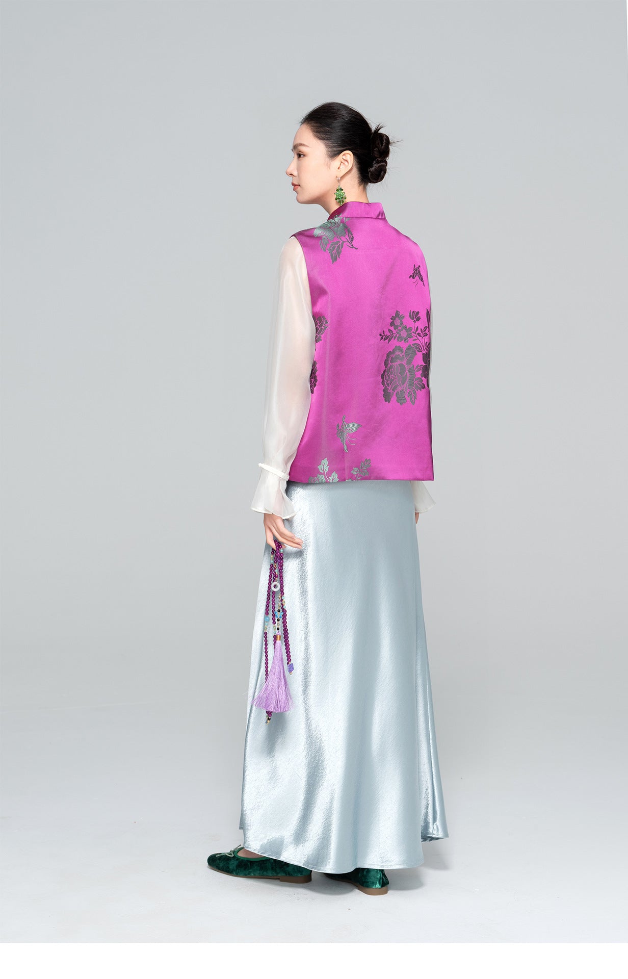 Stylish Jacquard Sleeveless Vest