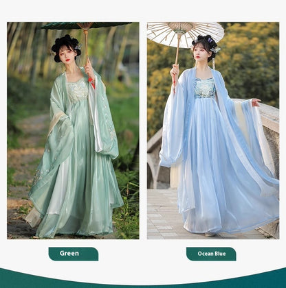 Super Fairy Hanfu Outfit — Improved Zen Hezi Dress for Women