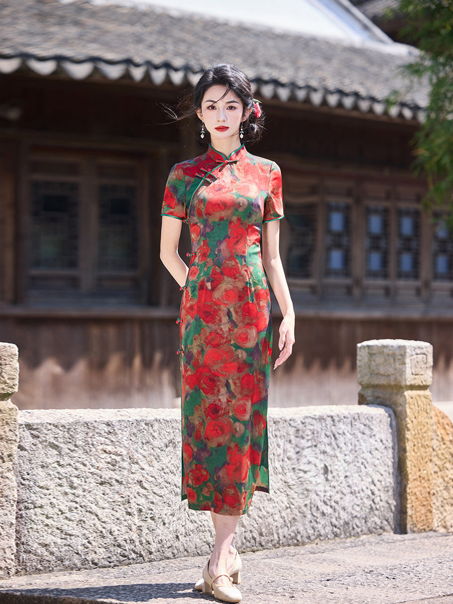 High-End New Chinese Style Qipao – Elegant Daily Wear