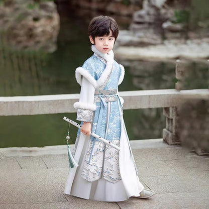 Children’s Chinese Style Hanfu | Autumn Winter Boys’ National Style Tang Suit