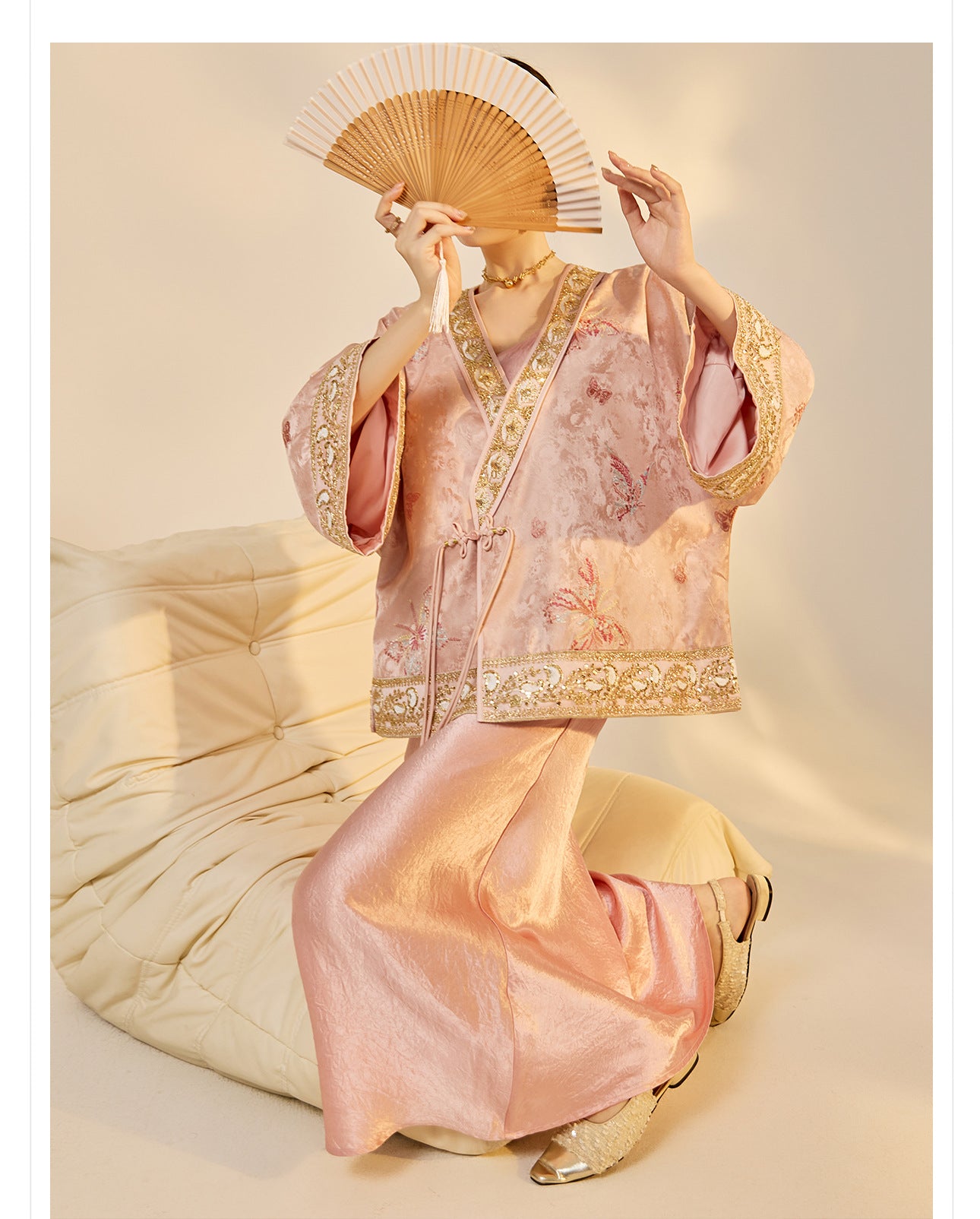 2025 Early Autumn Elegant New Chinese Style Embroidered Jacquard Coat | National Style