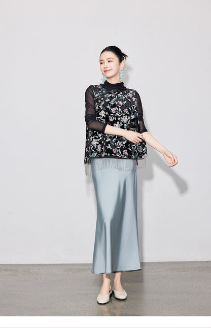 Chic High-End Silky Mermaid Half Skirt